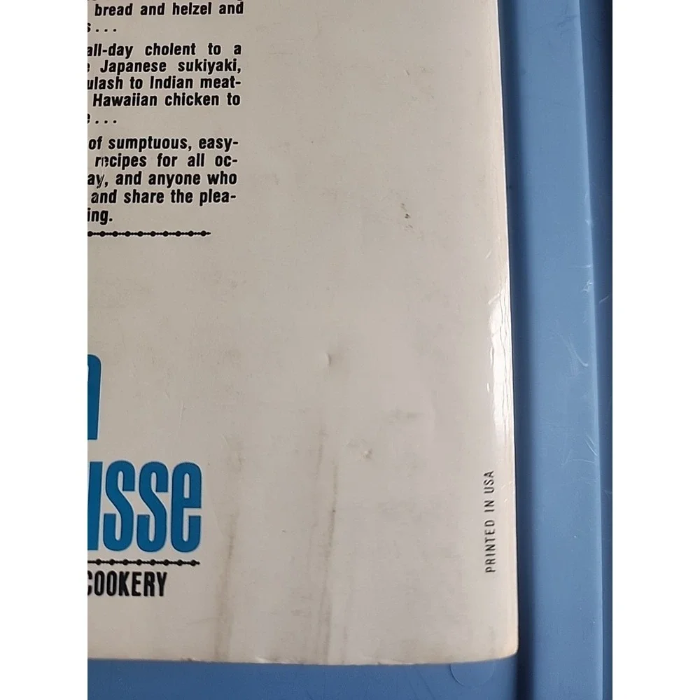 Vintage Cookbook From Manna to Mousse Sisterhood Congregation Beth EL Dell 2754
